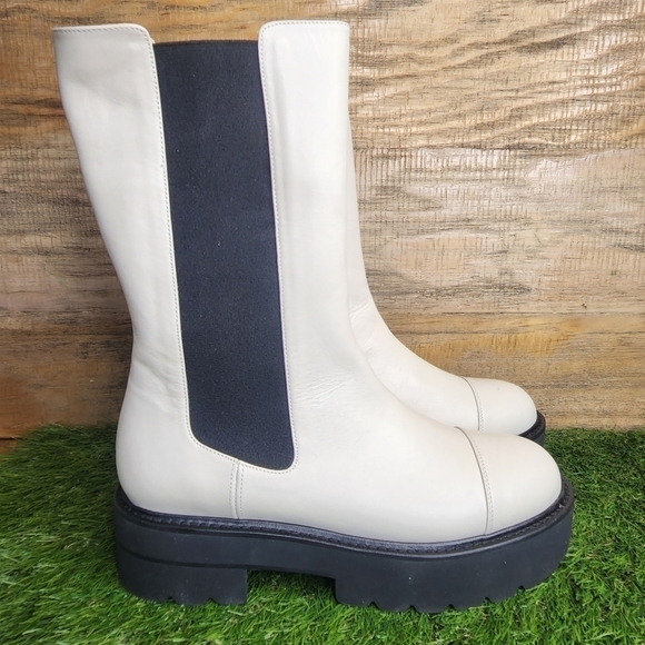 NWB Stuart Weitzman Presley Presley Ultralift 50mm platform boots Sz 8.5 - Picture 3 of 11